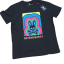 playera negra estampada